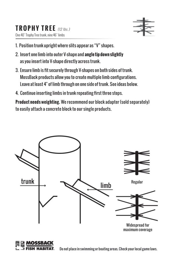 Trophy Tree instructions